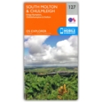 MAP,O/S South Molton & Chulmleigh